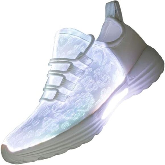 Fiber Optic LED Light Up Shoes for Women Men - Picture 1 of 6